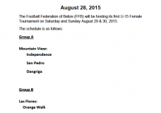 Press Release – August 28, 2015
